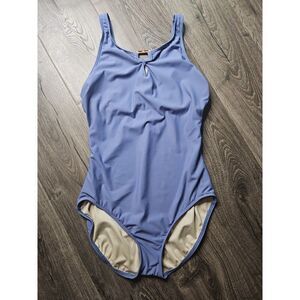 LANDS END Slimming Shaping One-Piece Bathing Suit Women's Size 12